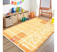 boiszeda Fußball-Basketballfeld-Spielmatten Laufsteg-Teppich Fußballplatz-Spielmatte Kinderfußballspielplatz Tür-Bodenteppich Dekorativer Teppich für Schlafzimmer Teenager-Jungen