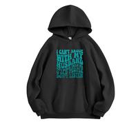 boiszeda Je ne Peux Pas discuter avec Mon Mari il est Plus âgé Que Moi et Les Personnes âgées n'écoutent Pas Sweat à Capuche avec Inscription Humoristique