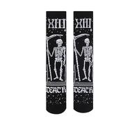 boiszeda rétro gothiques Halloween os sombres chaussettes droites tube chaussettes pour couple crâne squelette lot de 1 pièce lot de plusieurs pièces