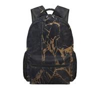 boiszeda Sac à dos à motif marbré grande capacité d'école pour étudiants ordinateur portable sac à dos décontracté et esthétique idéal pour la rentrée scolaire les voyages et le quotidien