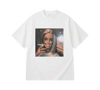 boiszeda T-Shirt Humoristique avec poupée fumant Une Cigarette Blague mème Sarcasme Farce Parodie nouveauté graphisme t-Shirts pour Femmes et Hommes