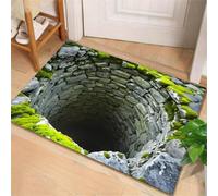 boiszeda Tapis 3D Illusion Tapis à Illusion Optique Tapis Antidérapant | Tapis 3D Illusion Est Un Paillasson Halloween Polyvalent Et Une Décoration D’Automne Pour Votre Salon Et Terrasse