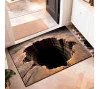 boiszeda Tapis 3D Illusion Tapis à Illusion Optique Tapis Antidérapant | Tapis 3D Illusion Est Un Paillasson Halloween Polyvalent Et Une Décoration D’Automne Pour Votre Salon Et Terrasse