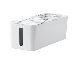 Boît. pr câble "Design marbre Maxi", ch. cble ds couv., 40x15,6x13,5cm