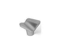 Boite 10 boutons zamak 32x32 chrome mat ref.7-749.33