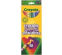 Boîte 10 Crayons de couleur effaçables Crayola G