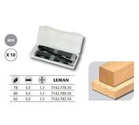Boite 10 Fers de Rabot Reversibles Carbure 82 X 5.5 X 1.1