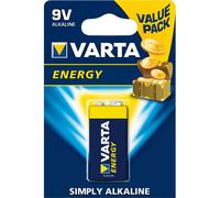 BOÎTE 10 Piles sous blister 6LR61 VARTA ENERGY 9V Alcali