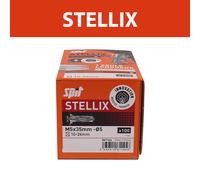 Boîte 100 chevilles STELLIX 5x35/15 + VIS pour plaques de plâtre SPIT