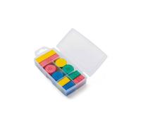 Boite 100 jetons plastique numerotes pour nain jaune, belote - Accessoires - Jeux de societe - Jeujura