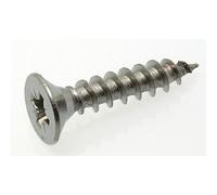 Acton – Vis à bois aggloméré tête fraisée Pozidriv 6x30 inox A2 filetage total Boîte 100
