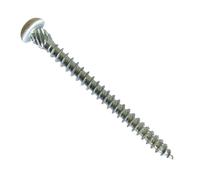 Boîte 100 Vis Top tête blanche 6 pans 6x75 Menuiserie PVC rénovation+Embout 6 pans ING FIXATIONS - A443100