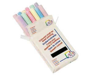 Boite 12 Craies de Trottoir & tableau Noir Toys Pure® - Loisirs