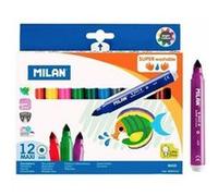 MILAN Boîte de 12 feutres Super lavables Maxi G