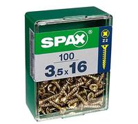 BOÎTE 150 pièces VIS BOIS SPAX CAB. PLAT YELLOX 2,0x10mm SPAX