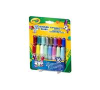 Crayola 16 Mini Washable Glitter Glue Multicolore