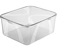 Boîte 19 l avec couvercle LONA, couleur:Transparent