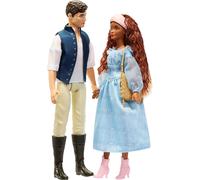 Boîte 2 Poupées 30Cm La Petite Sirène Ariel Et Eric Original Disney Mattel HLX14