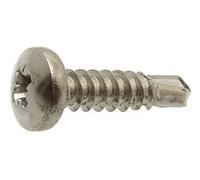 Acton Vis auto-perceuses 62430 Pozidrive tête cylindrique Inox A2 DIN 7504M