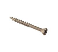 Boîte 200 Vis terrasse tête fraisée 5 x 60 inox A2 Torx 25 - 623265X60BRUN