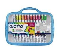 Boîte 24 tubes de gouache 12ml + pinceau GIOTTO G
