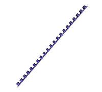 Boîte 25 baguettes plastiques à anneaux 8 mm bleu