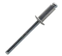 Rivet standard Alu/Acier Tête plate ASD SCELL-IT