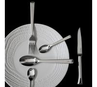 Boîte 4 Fourchettes Perpétue - Acier Inox Confortable - Apte Au Lave-Vaisselle - Design Contemporain Raffiné - Idée Cadeau Idéale Pour Crémaillère