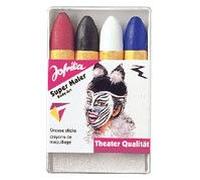 Boite 4 Gros Crayons Couleurs Vives