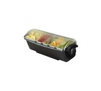 Boîte 5 compartiments avec dôme 4,4 L - San Jamar - Plastique4,4585 x155x155mm