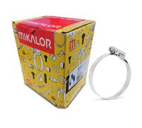 boîte 50 colliers de durite mikalor - serrage 70-90 mm - inox 316 w5 -