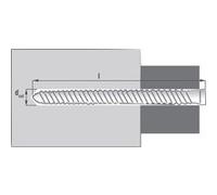 Vis fixation directe RX Ø7.5 mm SCELL-IT - Tête ronde fine - 6 pans creux - RX