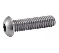 Boîte 50 Vis métaux Inox A4 Tête bombée 6 pans creux ACTON - 10 x 80mm - 6420210X80