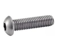 Boîte 50 Vis métaux Inox A4 Tête bombée 6 pans creux ACTON - 10 x 80mm - 6420210X80