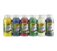 Crayola – Peinture lavable – 6 bouteilles de 250 ml – Mixte – À partir de 3 ans