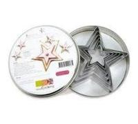 Boite 6 decoupoirs inox Etoiles G