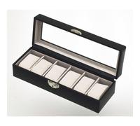 Boite 6 montres - noir
