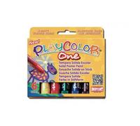 Boite 6 sticks gouache solide playcolor one basic