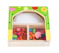 Boite 73 Perles en bois "Les fruits" Small foot by Legler® - Jouets