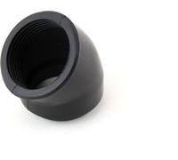 Boîte à air, adaptateur de filtre à air 45 degrés pour boîtier de filtre à air noir, universel par ex. pour scooter