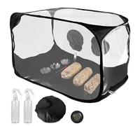Boîte à air immobile Transparent en Plastique Transparent des Champignons cultiver la Tente de Culture de Champignons Portables pour Les Spores Horticulture Supplies