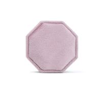 BoîTe à Alliances Boîte de présentation octogonale for bagues, trois compartiments, avec couvercle amovible, for demande en mariage, fiançailles(Color 8)