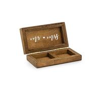 Boite Ã alliances en bois mariage 10 x 5,5 cm
