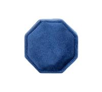 Boîte à alliances en tissu | Multicolore for une proposition de mariage, de fiançailles : porte-bague à trois fentes avec couvercle amovible