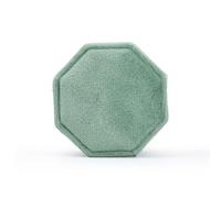 Boîte à alliances en tissu | Multicolore for une proposition de mariage, de fiançailles : porte-bague à trois fentes avec couvercle amovible