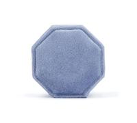 Boîte à alliances en tissu | Multicolore for une proposition de mariage, de fiançailles : porte-bague à trois fentes avec couvercle amovible