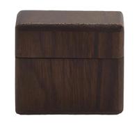 Boîte à alliances vintage en bois massif faite à la main pour propositions et occasions spéciales