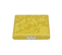 Boîte à Anches Support de roseau hautbois, caisse en bois massif, mallette rangement Portable, accessoires(Yellow)