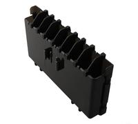 Boîte à appâts de pêche verticale avec fonction sèche en plastique noir pour boîte MEIHO Accessoires pour équipement de pêche Rangement rapide et séchage efficace (S)