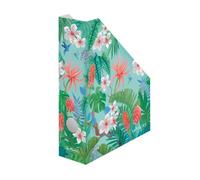 Herlitz Porte-revues A4 en carton ondulé, série Ladylike, motif Jungle, 7 cm